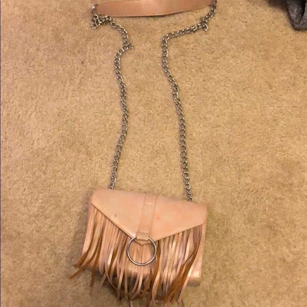 Fringe crossbody bag
